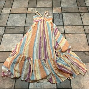 Free People Tropical Sunrise Maxi Dress Size 2